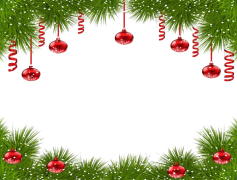 Square Christmas Frame, Christmas Decoration, Seasonal Borders, Holiday Decor, Merry Season PNG
