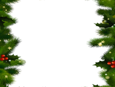 Square Christmas Frame, Winter Decoration, Joyful Layout, Holiday Decor, Festive Border PNG