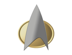 Star Trek Badge, Space, Adventure, Sci-Fi, Icon PNG