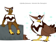 Staraptor Pokemon, High Speed, Bold Appearance, Talon Strike, Battle Ready PNG