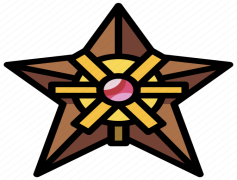 Staryu Pokemon, Water Type, Star Shape, Psychic Moves, Nautical Theme PNG