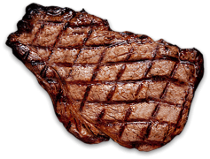 Steak, Grilled, Tender, Seasoned, Marbled PNG