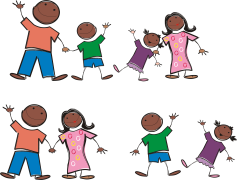 Stick Figure Family, Customizable, Playful, Cute, Family PNG