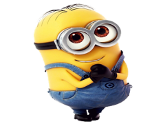 Stuart Minion, Cartoon Character, Yellow Creature, Funny Minion, Playful Sidekick PNG