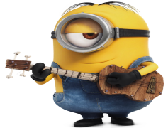 Stuart Minion, Minions, Despicable, Movie, Fun PNG