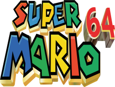 Super Mario 64 Logo, Characters, Iconic, Gaming, Platformer PNG