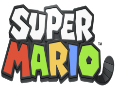 Super Mario Logo, Iconic, Nostalgia, Fun, Video Game PNG