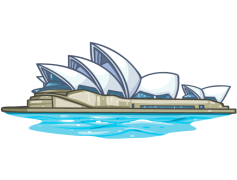 Sydney Opera House, Performing Arts, Iconic Landmark, Architectural Marvel, Cultural Venue PNG