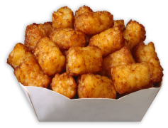 Tater Tots, Bite-Sized, Snack, Potato, Crispy PNG