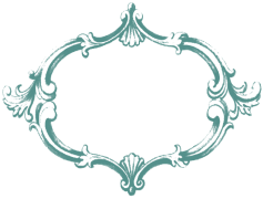 Teal Border Frame, Stylish Border, Elegant Trim, Artful Outline, Chic Surround PNG