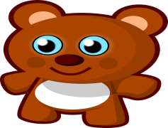 Teddy Bear Vector, Cartoon Character, Soft Toy, Adorable Cuddly, Plush Bear PNG