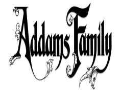 The Addams Family Logo, Iconic, Family, Dark Humor, Gothic PNG