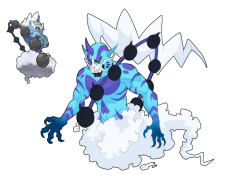 Thundurus Pokemon, Flying, Storm, Thunderstorm, Legendary PNG