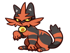 Torracat Pokemon, Fire Type, Fiery Nature, Alola Region, Powerful Attacks PNG
