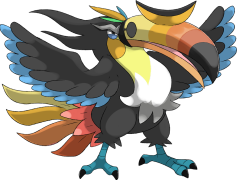 Toucannon Pokemon, Sound, Feathers, Cannon, Power PNG