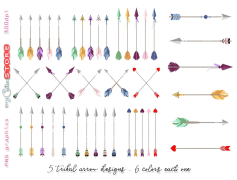 Tribal Arrow, Arrow Motif, Traditional Element, Cultural Significance, Heritage Style PNG