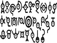Unown Pokemon, Language, Ancient, Alphabet, Symbol PNG
