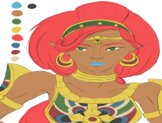 Urbosa, Champion, Warrior, Thunder, Gerudo PNG