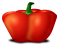 Vector Bell Pepper Red, Cooking Essential, Farm Fresh, Culinary Ingredient, Organic Produce PNG