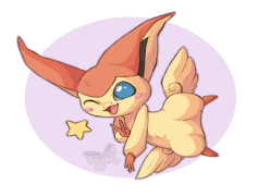 Victini Pokemon, Fire, Cute, Legendary, Mythical PNG