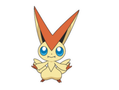 Victini Pokemon, Fire, Legendary, Unova, Cute PNG