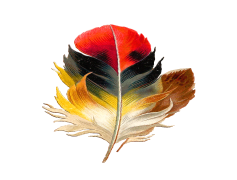 Watercolor Feather, Feathered, Bohemian, Vibrant, Delicate PNG