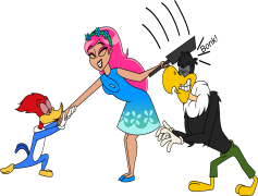 Woody Woodpecker, Iconic Theme, Cartoon Character, Classic Humor, Animated Series PNG