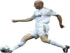 Zinedine Zidane, Midfield Maestro, Real Madrid, Football Legend, World Champion PNG