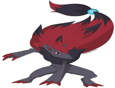 Zoroark Pokemon, Illusion, Trickster, Evolving, Dark Type PNG