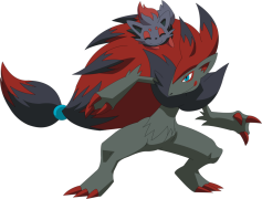 Zoroark Pokemon, Mystic, Illusion, Trickster, Dark-Type PNG