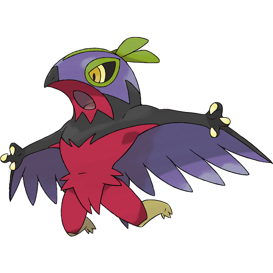 Hawlucha Pokemon, Flying Type, Colorful Feathers, Dynamic Moves, Luchador Style PNG