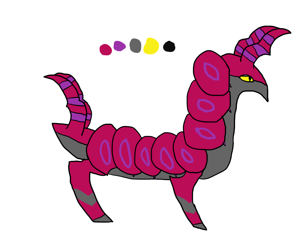 Scolipede Pokemon, Poison Type, Rapid Movement, Bug Type, Evolution Stage PNG
